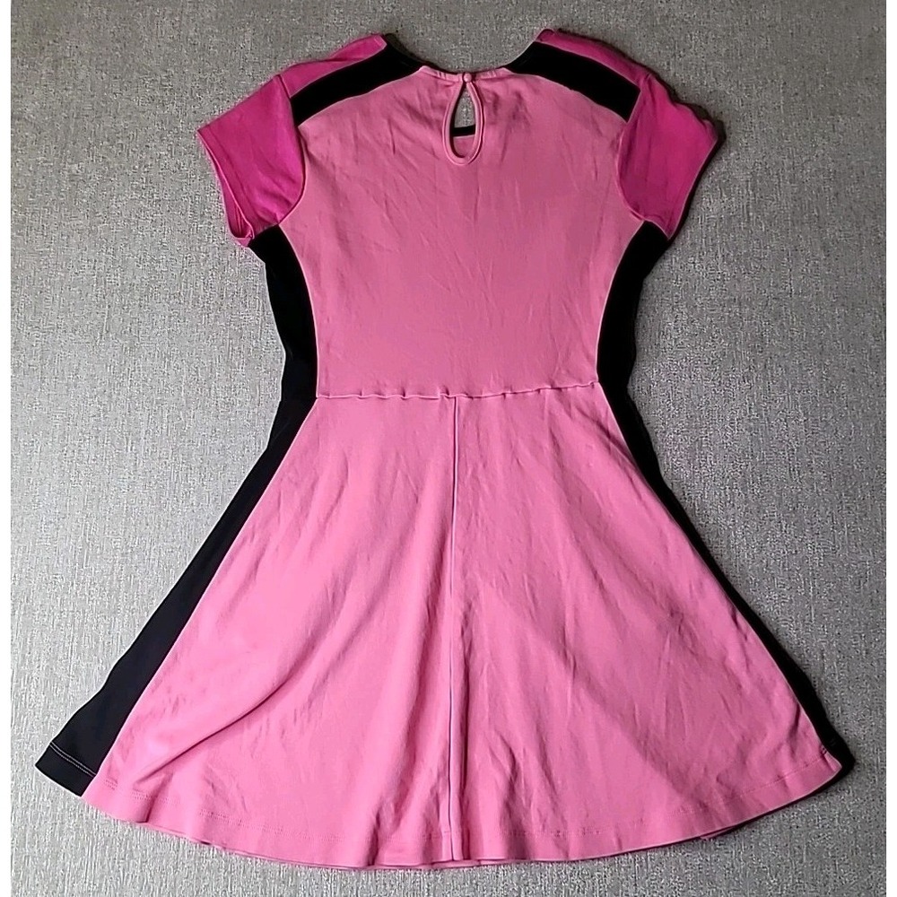 New York And Company Pink & Black Color Block Fit & Flare Womens Small Dress - Picture 7 of 14